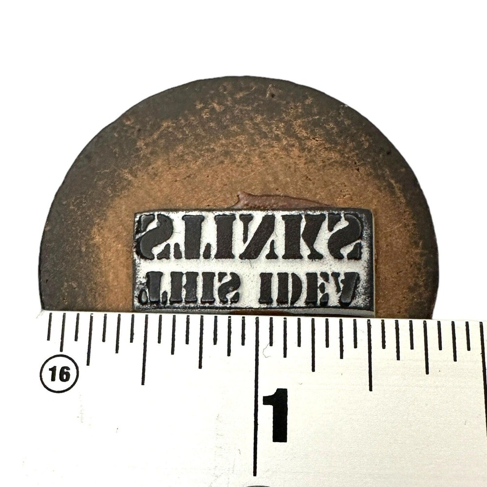 Wood Stamp Lot of 4 Office Arrogant Dark Humor Messages Positively Absolutely NO - Picture 6 of 8
